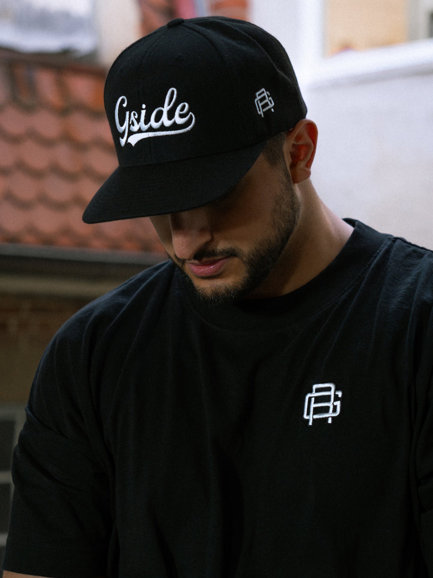 Rolling Gside Crew Oversize T-Shirt Bestickt