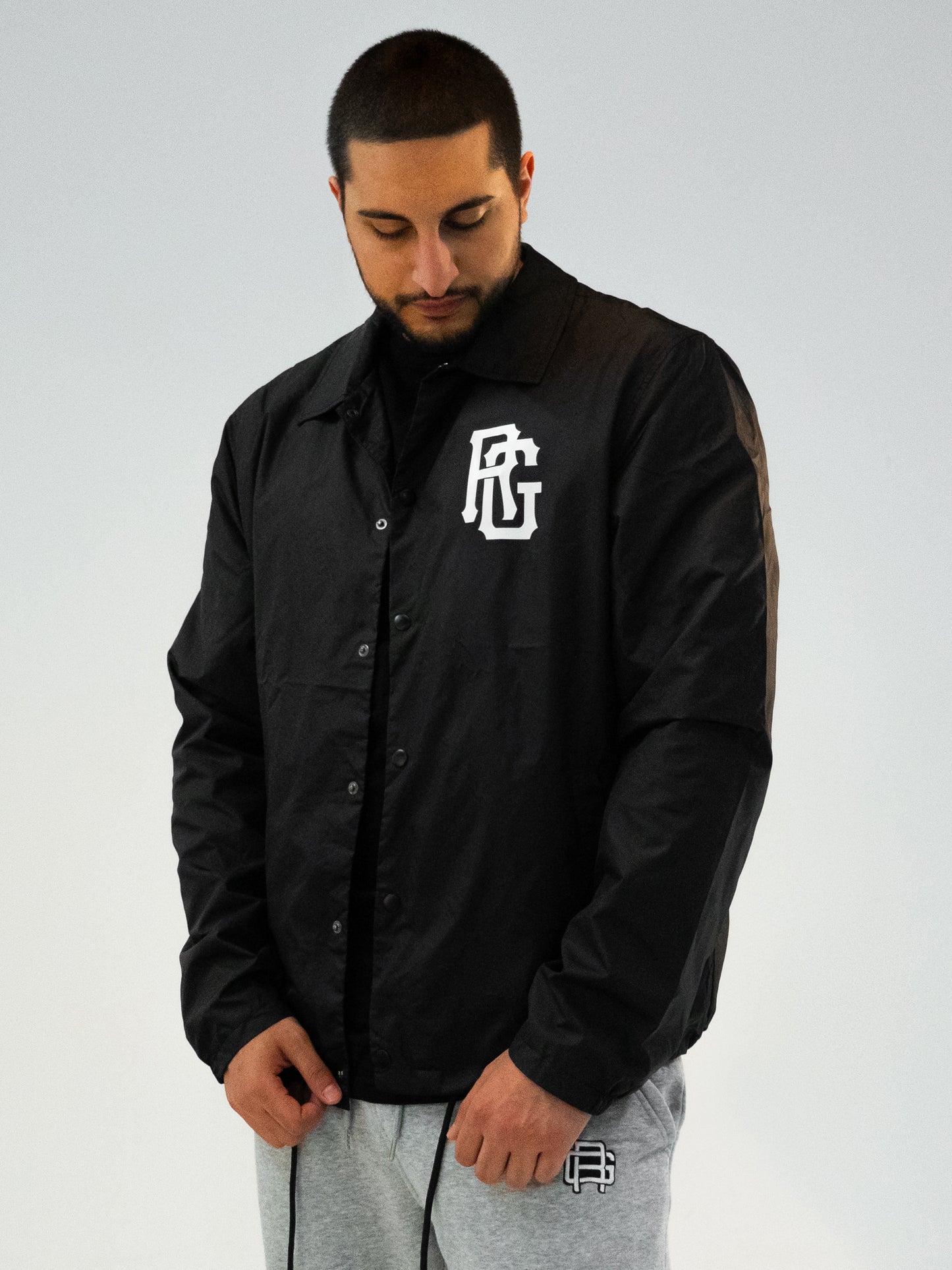 Rolling Gside Coacher Jacke - Black