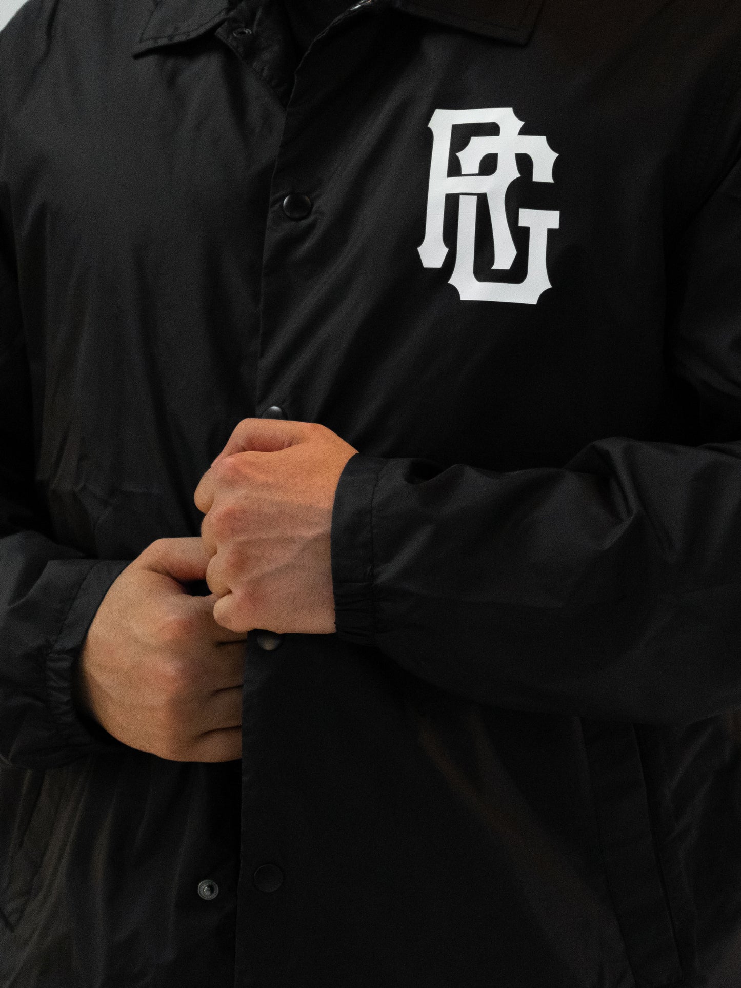 Rolling Gside Coacher Jacke - Black