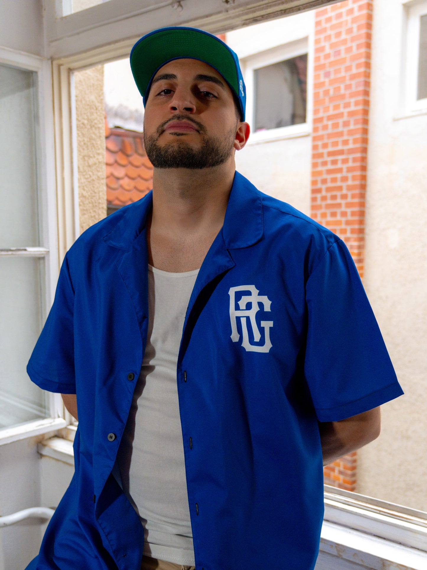 Rolling Gside Hemd - Mid Blue