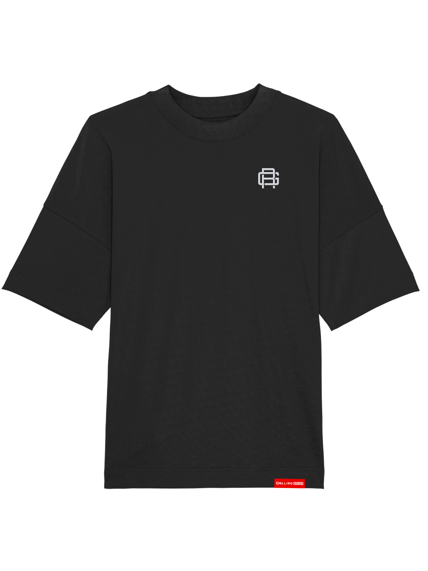 Rolling Gside Crew Oversize T-Shirt Bestickt