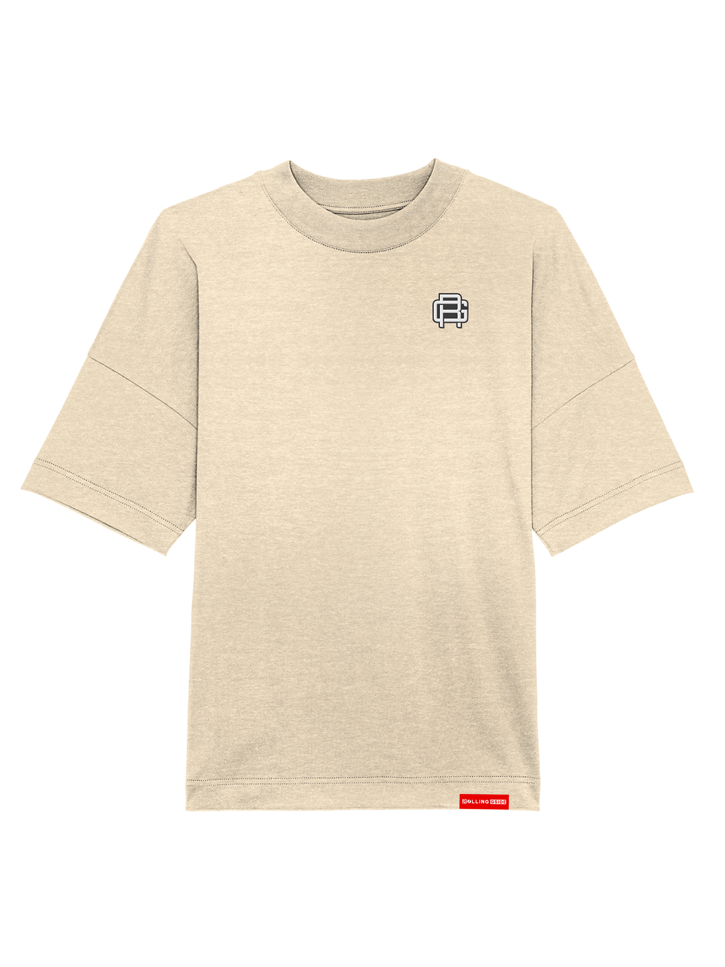 Rolling Gside Crew Oversize T-Shirt Bestickt