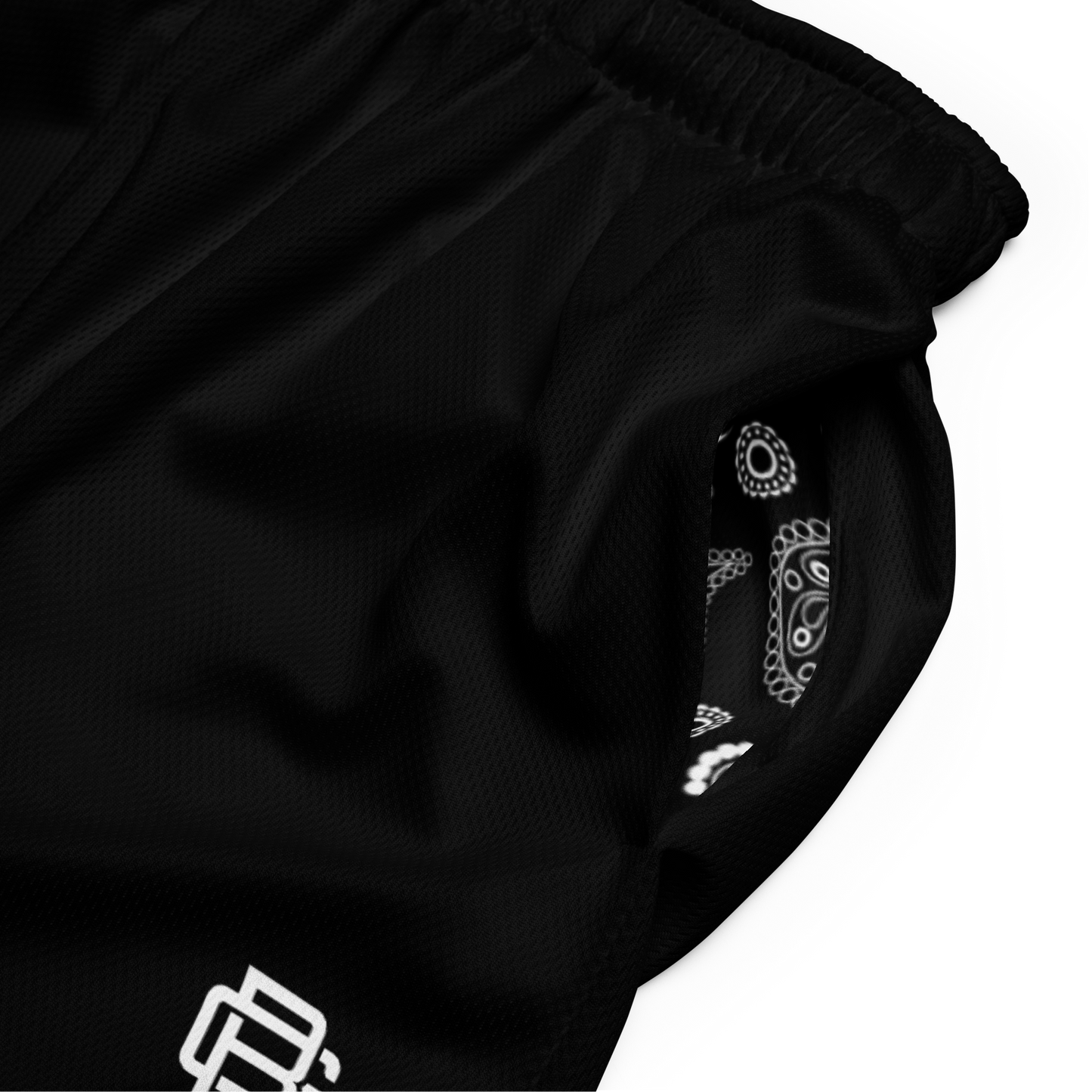 Rolling Gside Mesh Shorts - Black