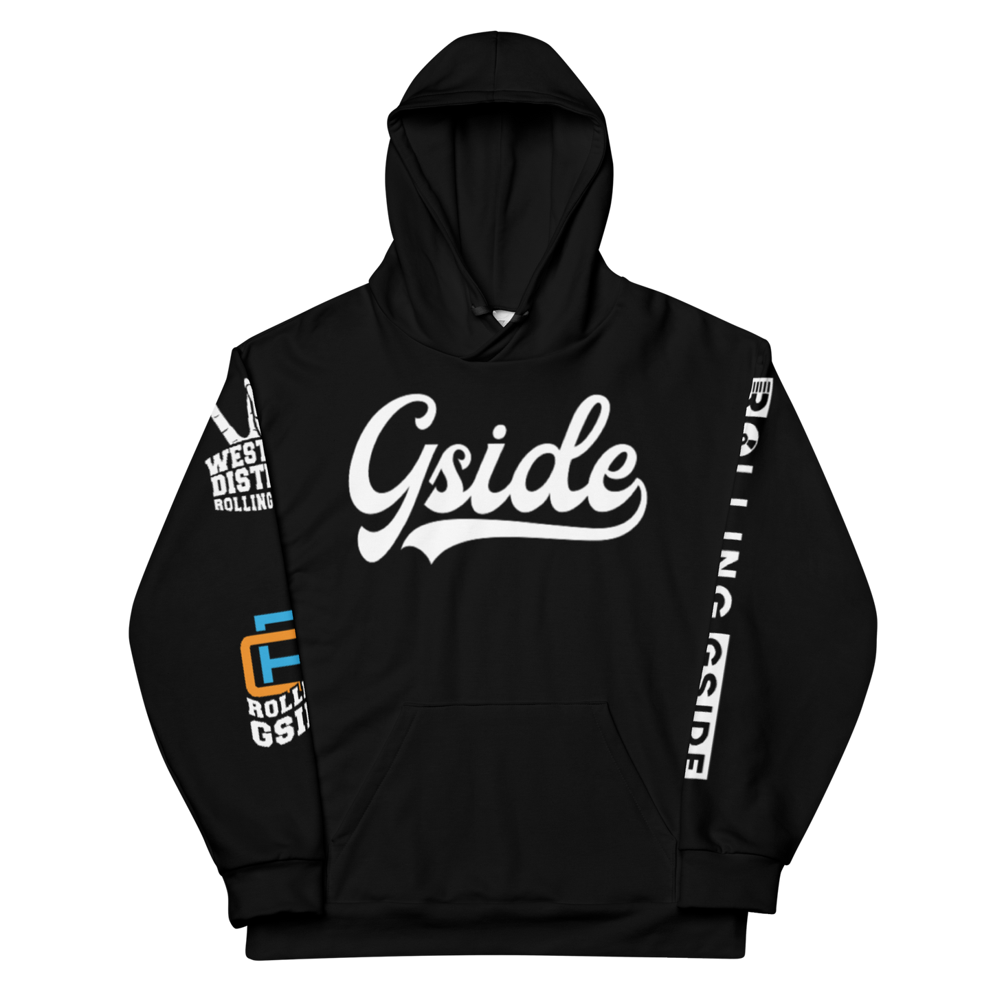 Rollin Down The Street Hoodie - Midnight Black