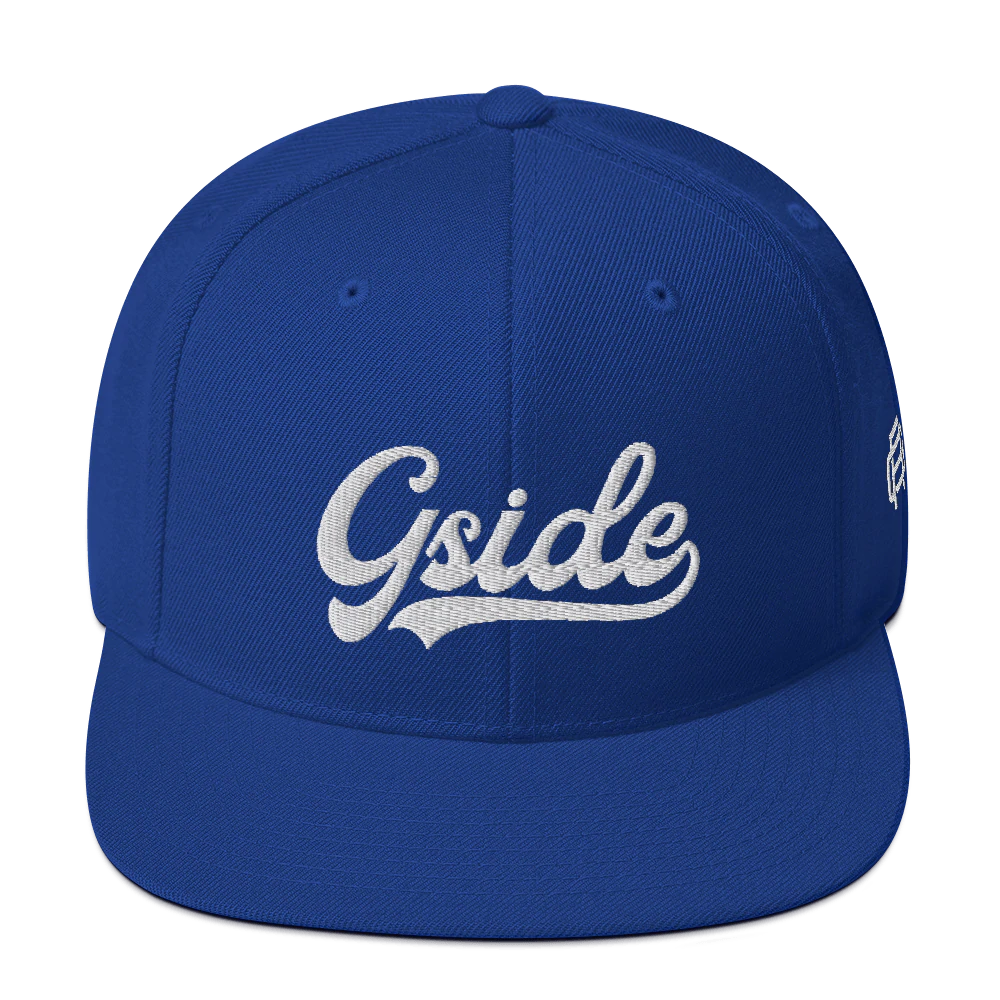 Gside Snapback - Royal Blue/White