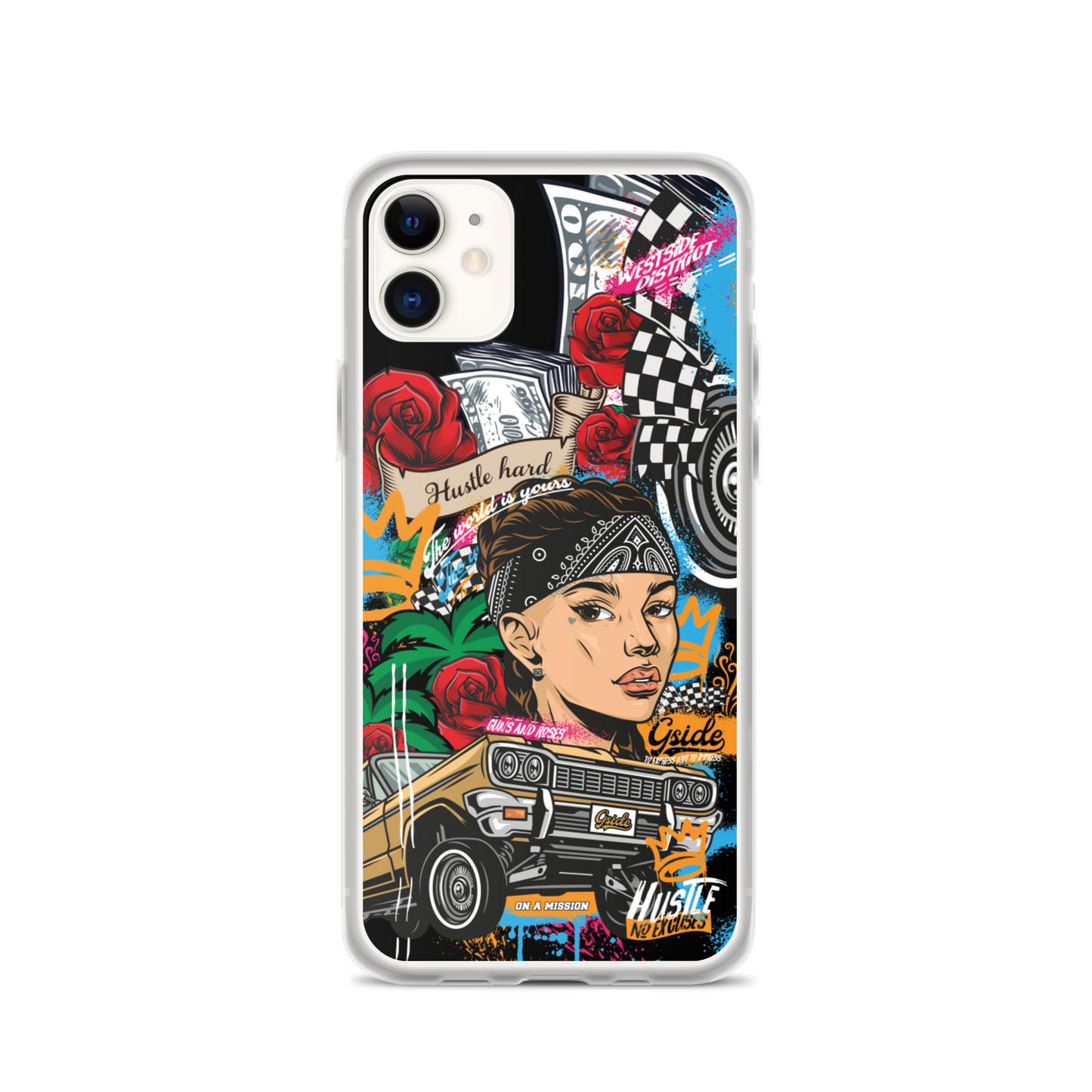 Rollin Down The Street iPhone Clear Case