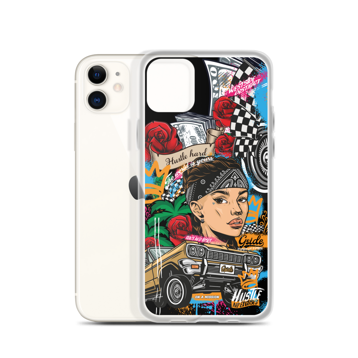 Rollin Down The Street iPhone Clear Case