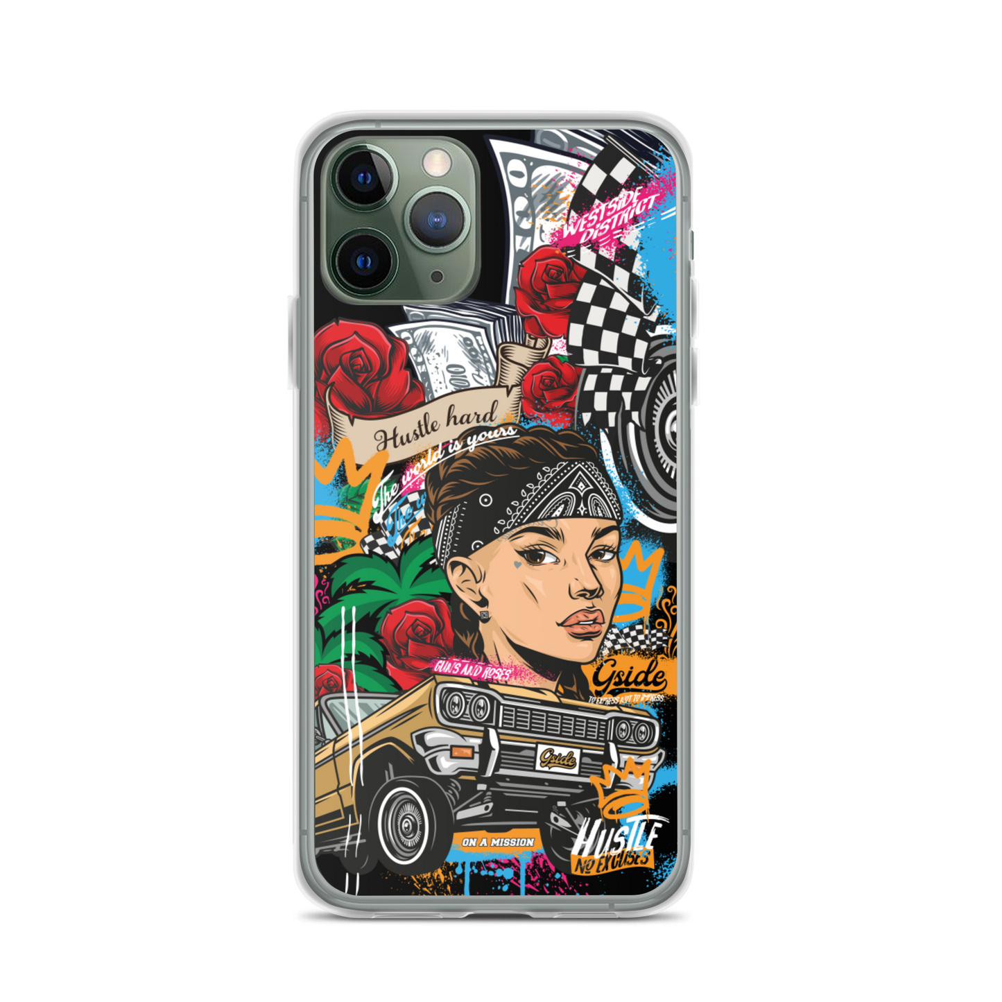 Rollin Down The Street iPhone Clear Case