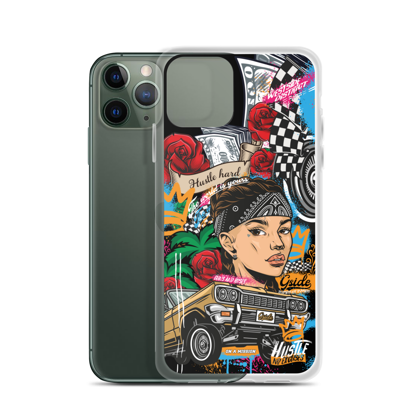 Rollin Down The Street iPhone Clear Case