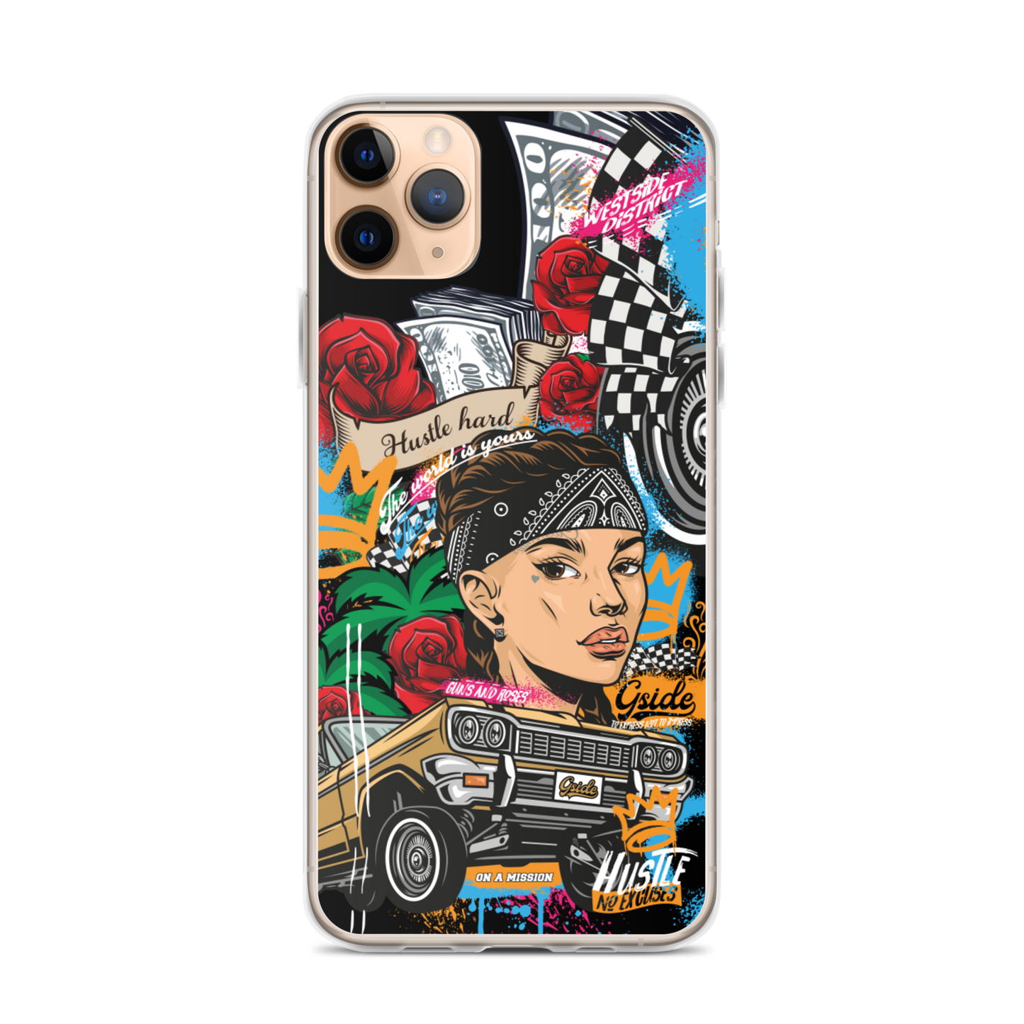 Rollin Down The Street iPhone Clear Case