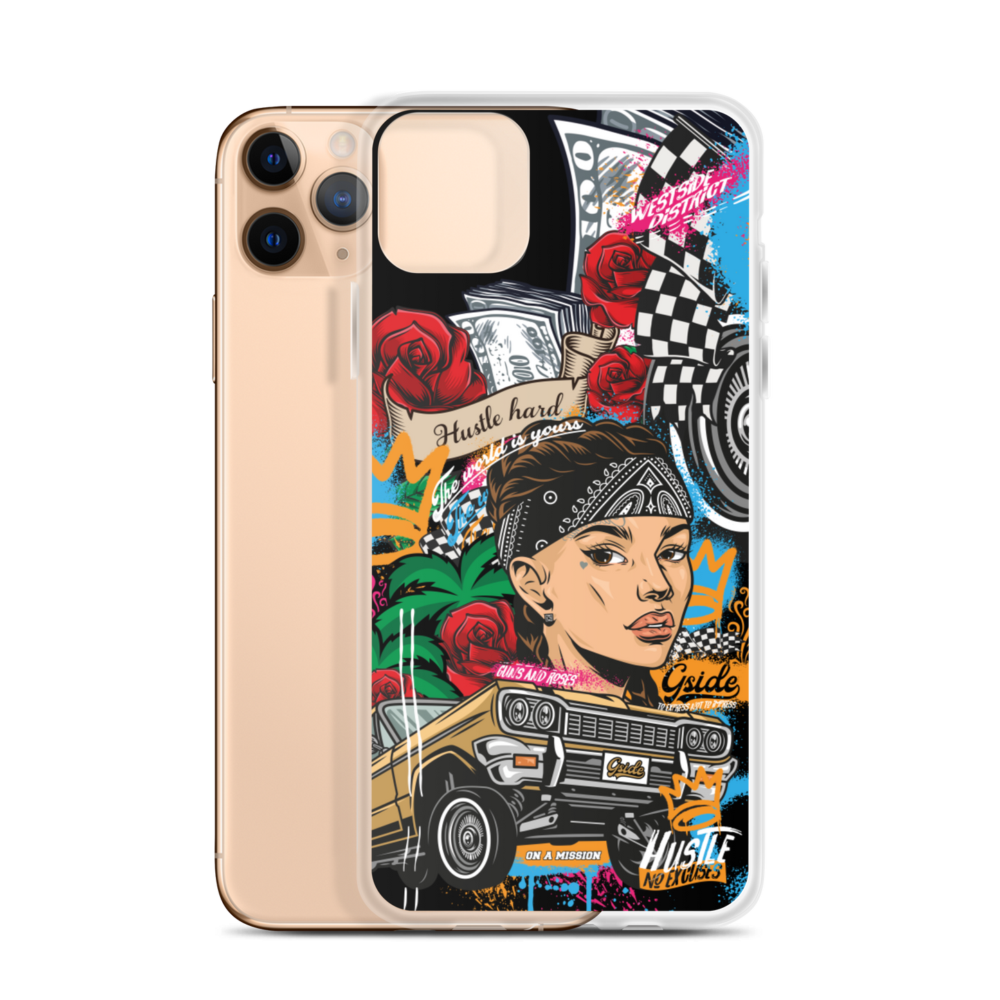 Rollin Down The Street iPhone Clear Case