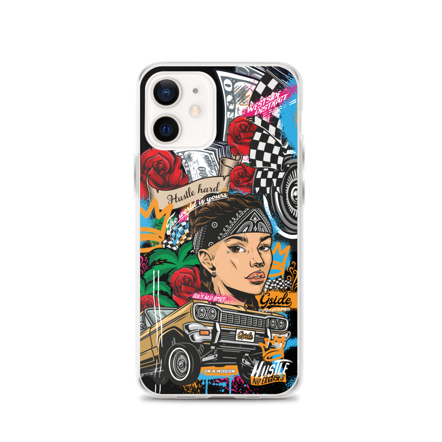Rollin Down The Street iPhone Clear Case