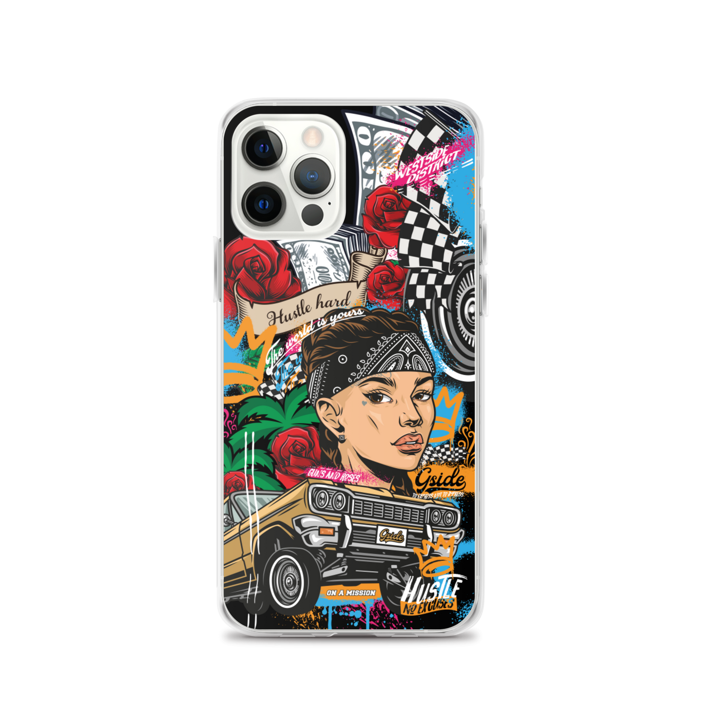 Rollin Down The Street iPhone Clear Case