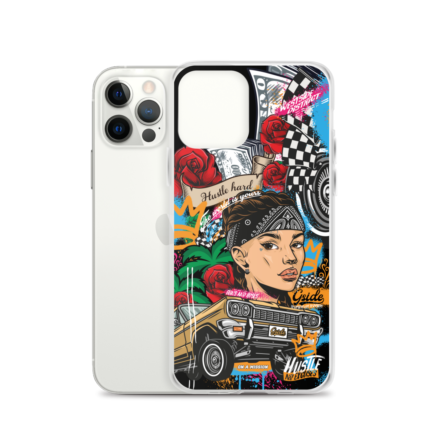 Rollin Down The Street iPhone Clear Case