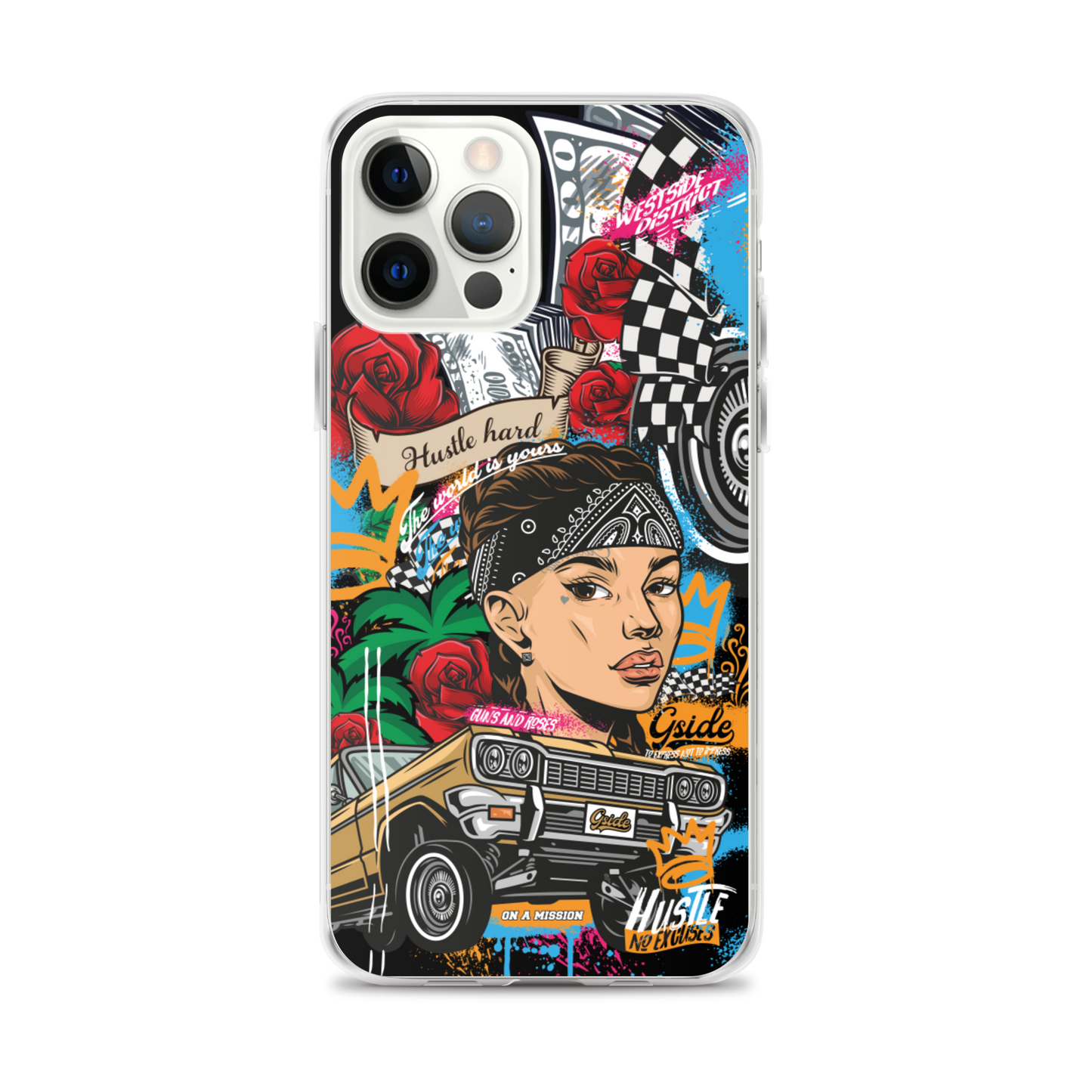 Rollin Down The Street iPhone Clear Case