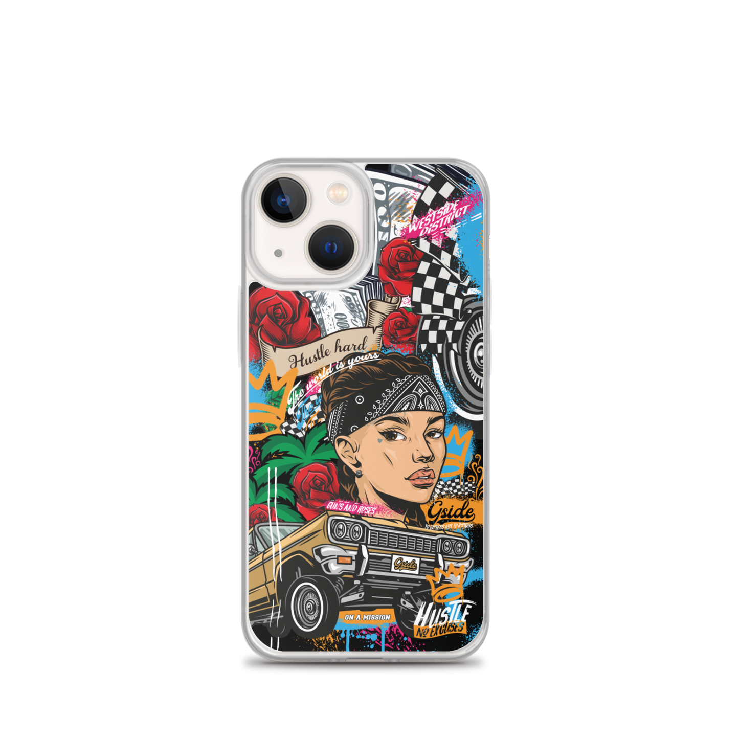 Rollin Down The Street iPhone Clear Case