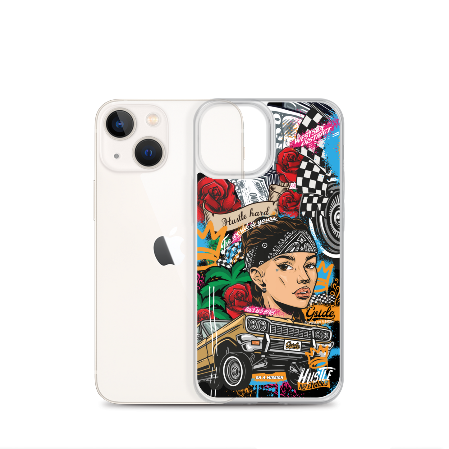 Rollin Down The Street iPhone Clear Case