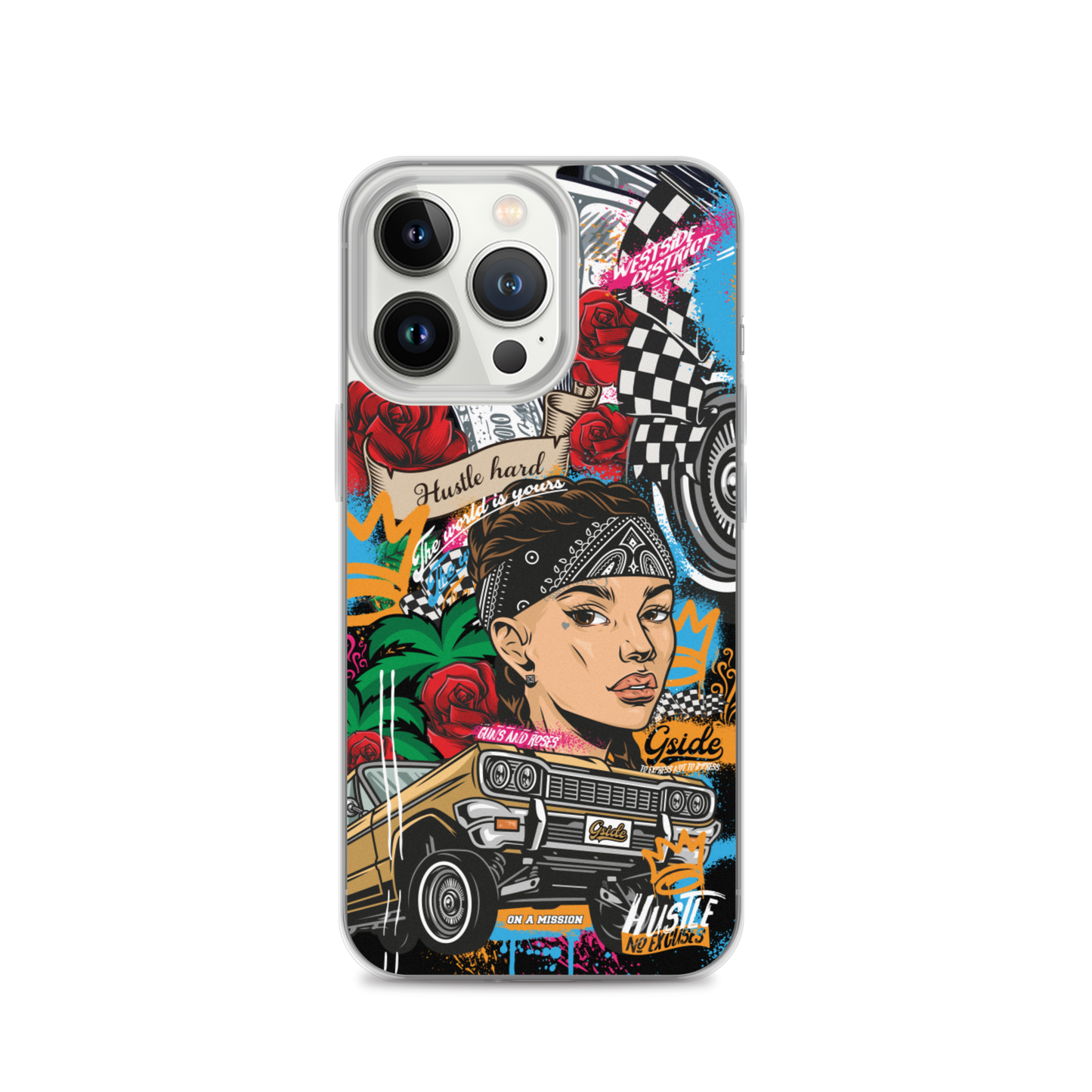 Rollin Down The Street iPhone Clear Case