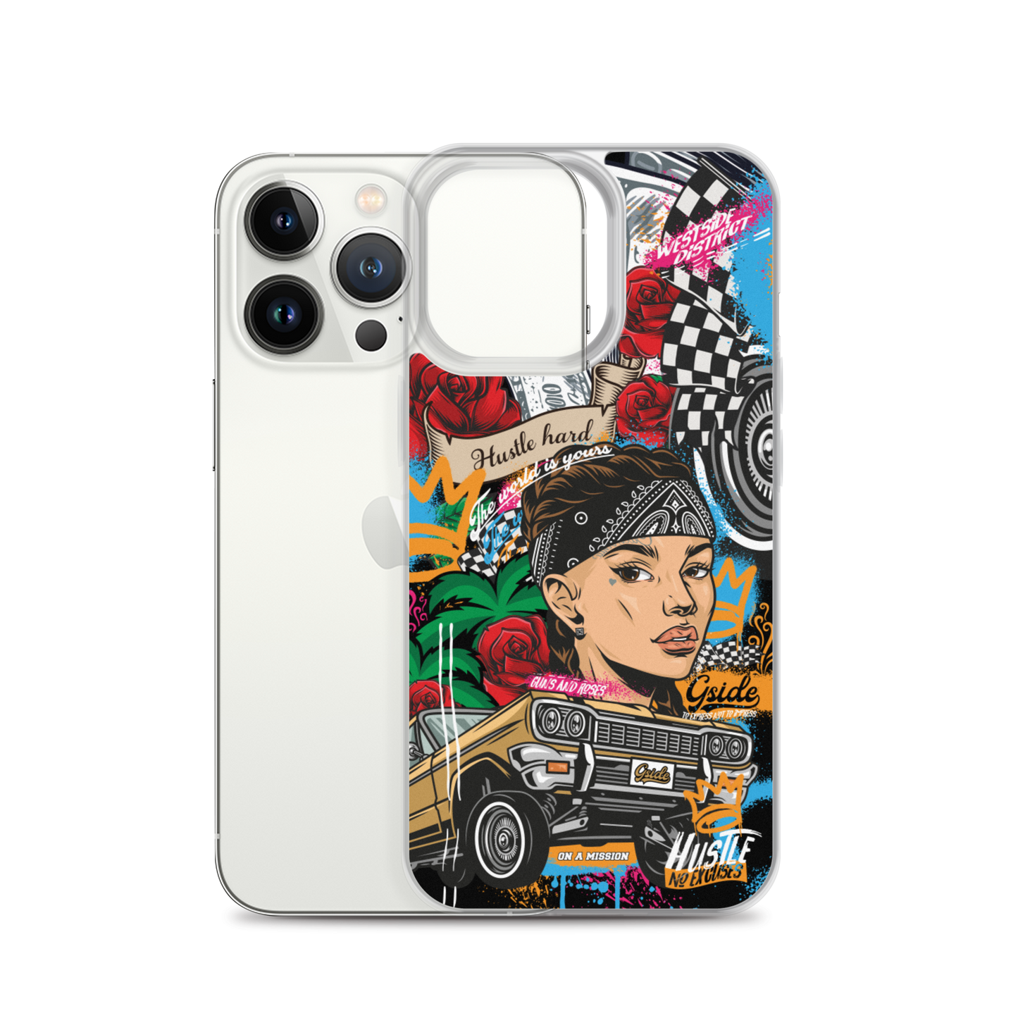 Rollin Down The Street iPhone Clear Case