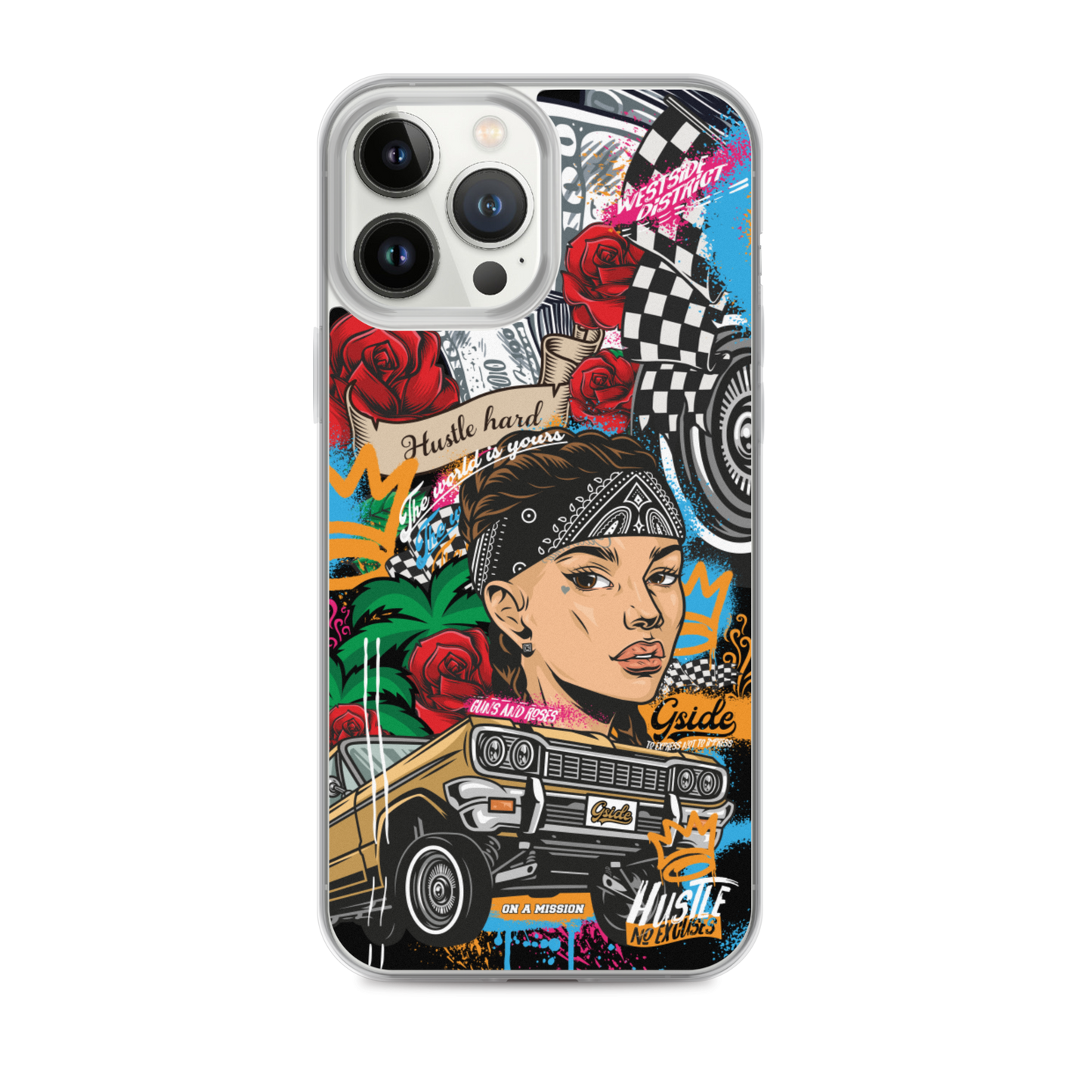 Rollin Down The Street iPhone Clear Case
