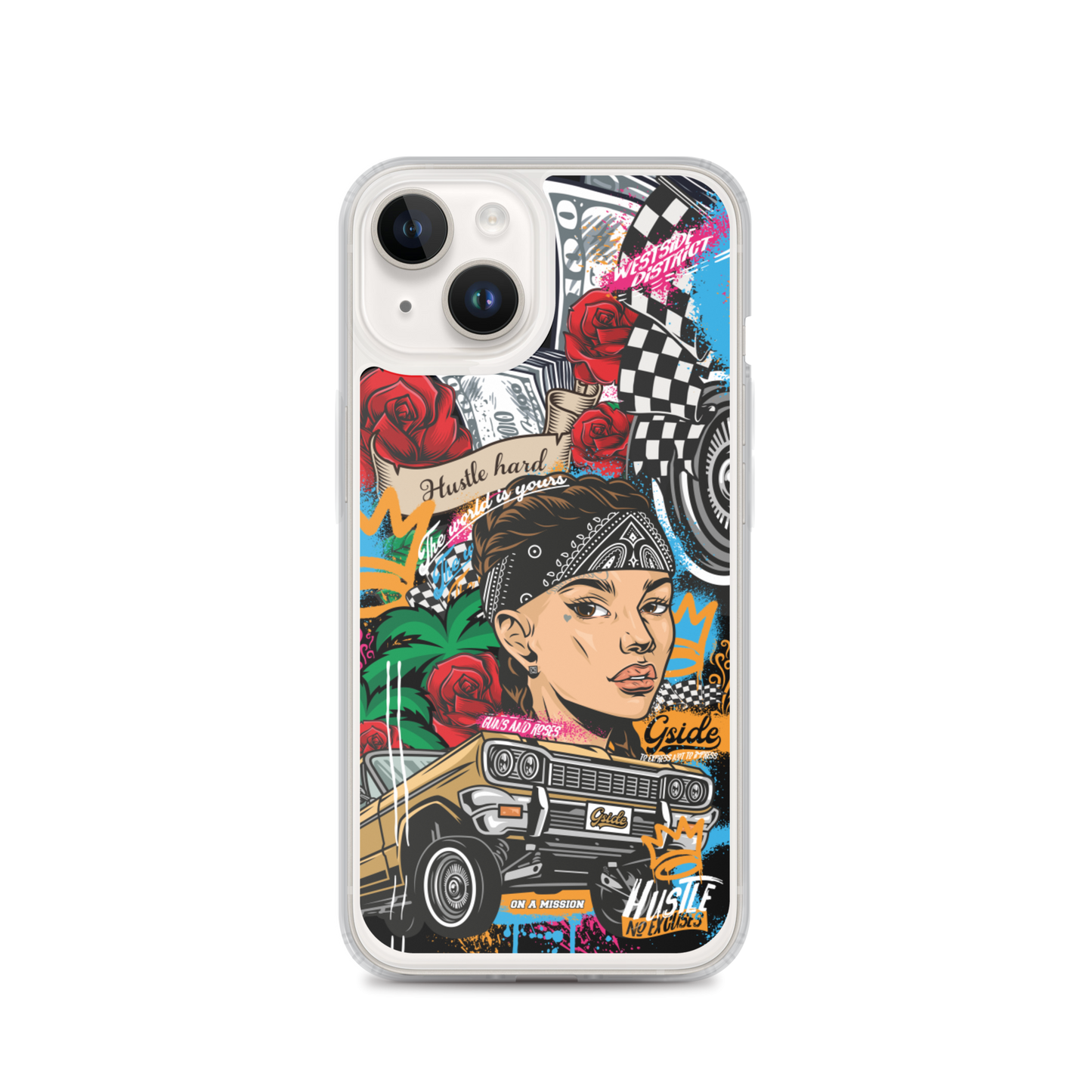 Rollin Down The Street iPhone Clear Case