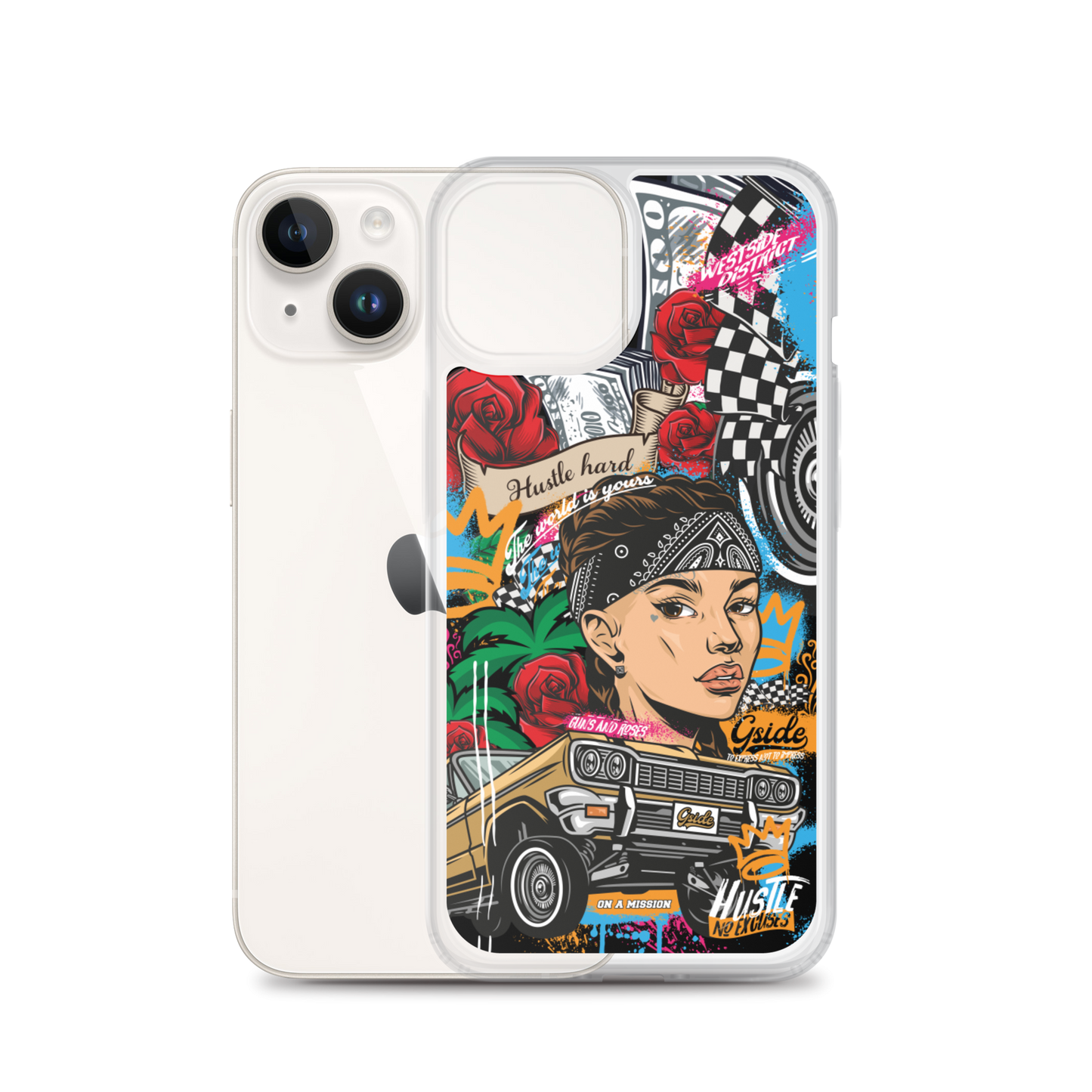 Rollin Down The Street iPhone Clear Case