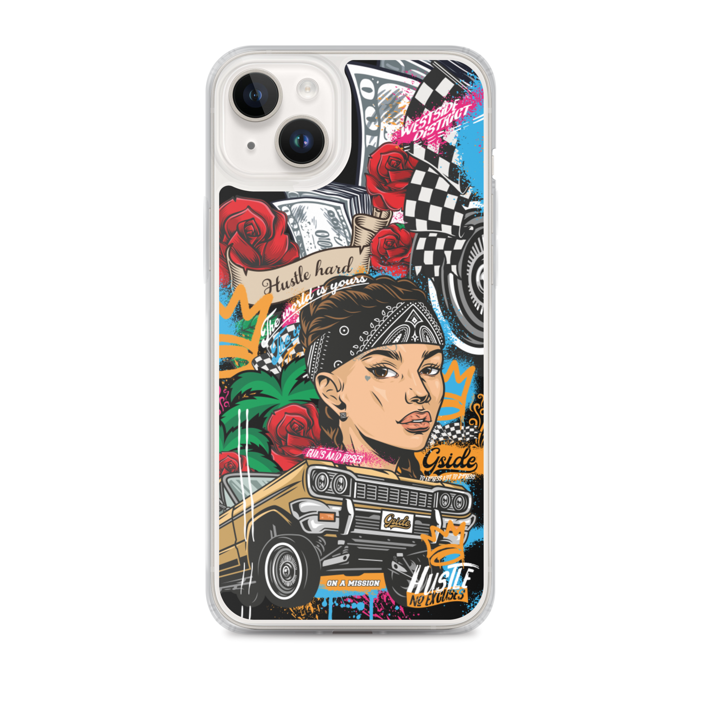 Rollin Down The Street iPhone Clear Case