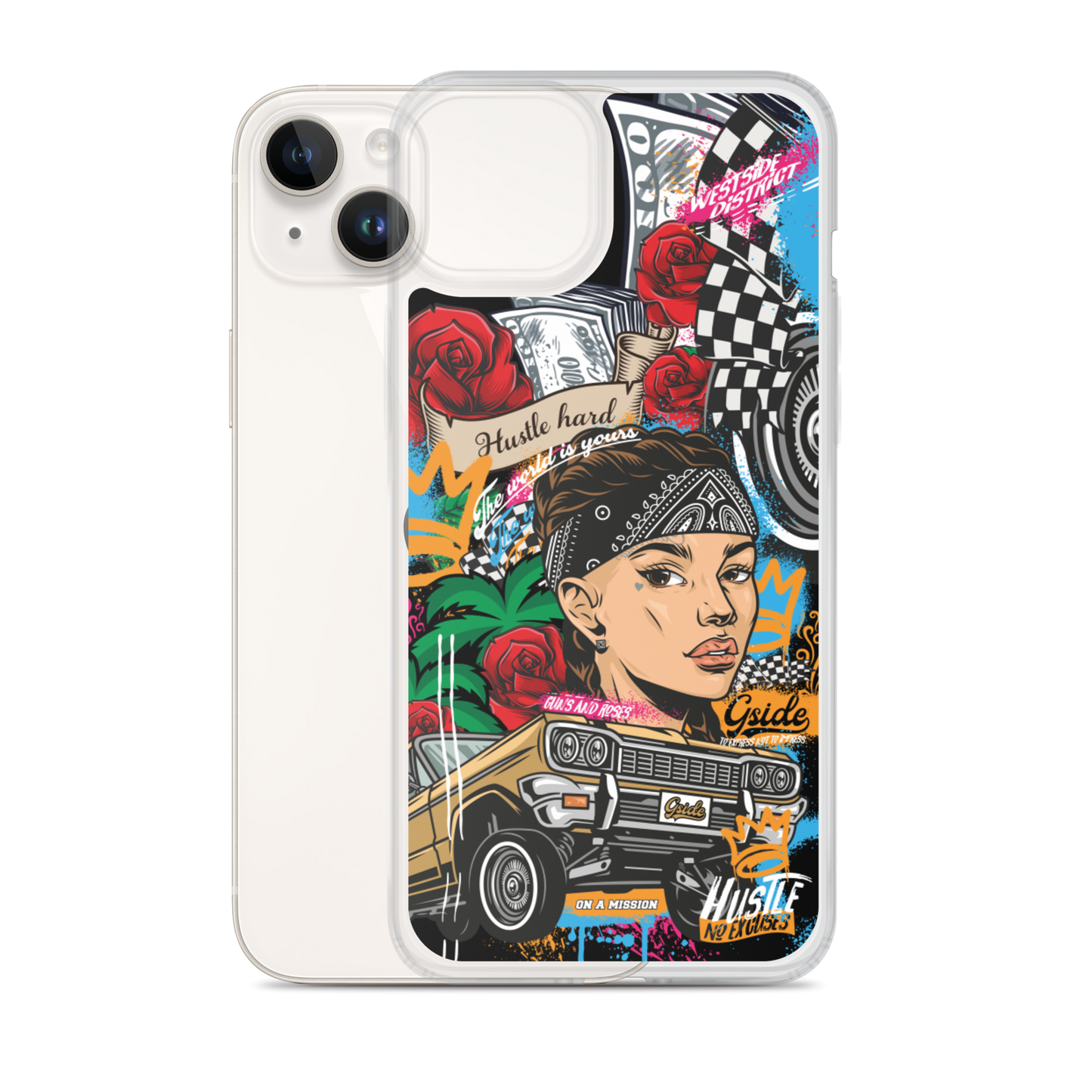 Rollin Down The Street iPhone Clear Case