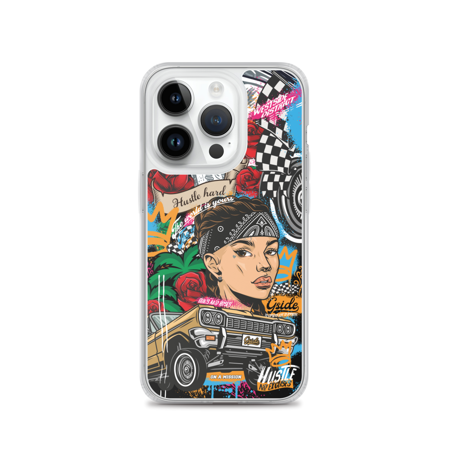 Rollin Down The Street iPhone Clear Case