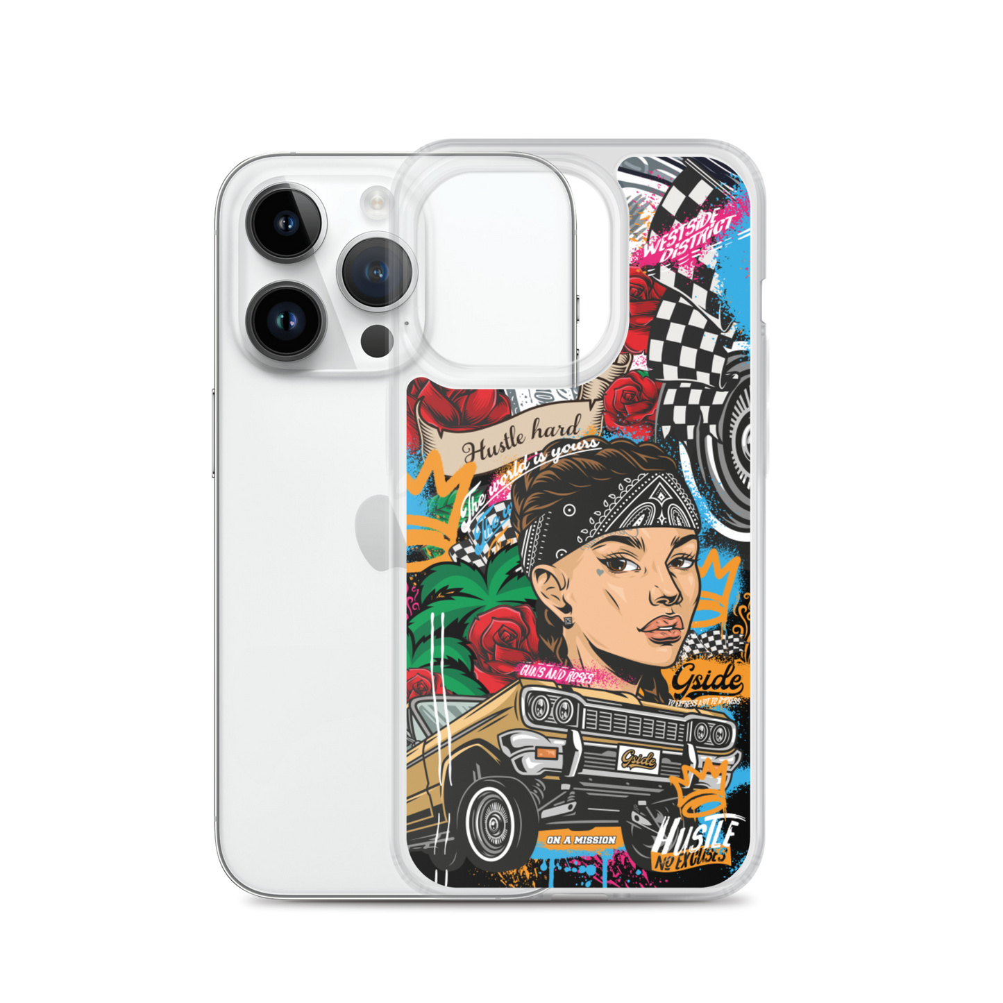 Rollin Down The Street iPhone Clear Case