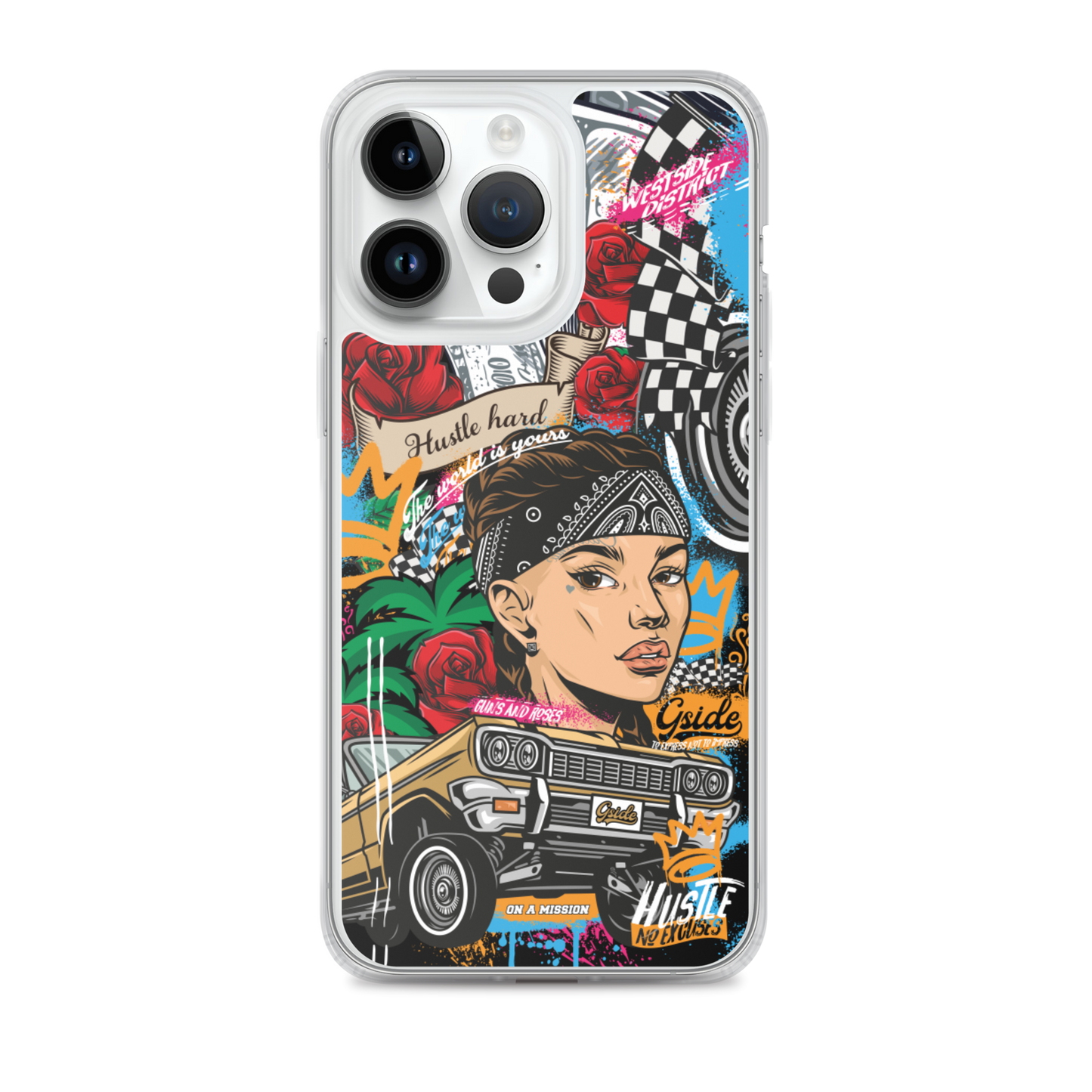 Rollin Down The Street iPhone Clear Case