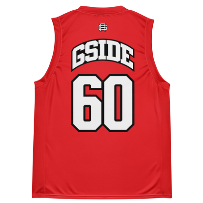 Gside Basketball Jersey - Sunset Red