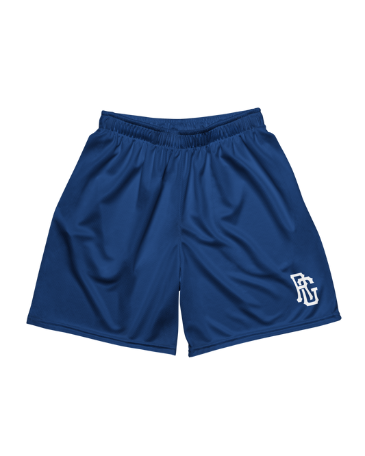 Rolling Gside Mesh Shorts - Mid Blue