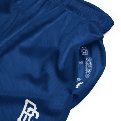 Rolling Gside Mesh Shorts - Mid Blue