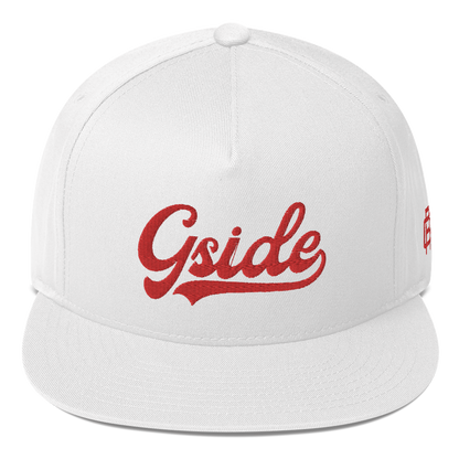 Gside Snapback - White/Red
