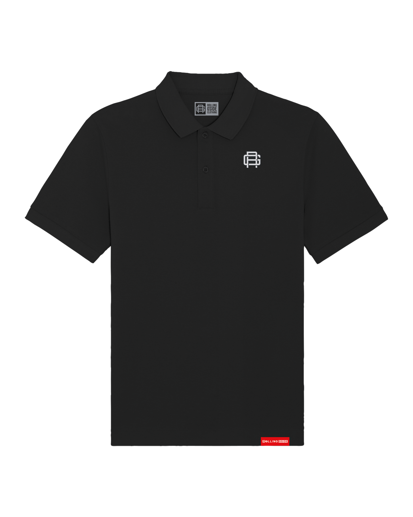 Embroidered Rolling Gside Crew Polo Shirt